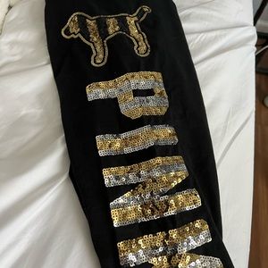Vs pink bling sparkly leggings